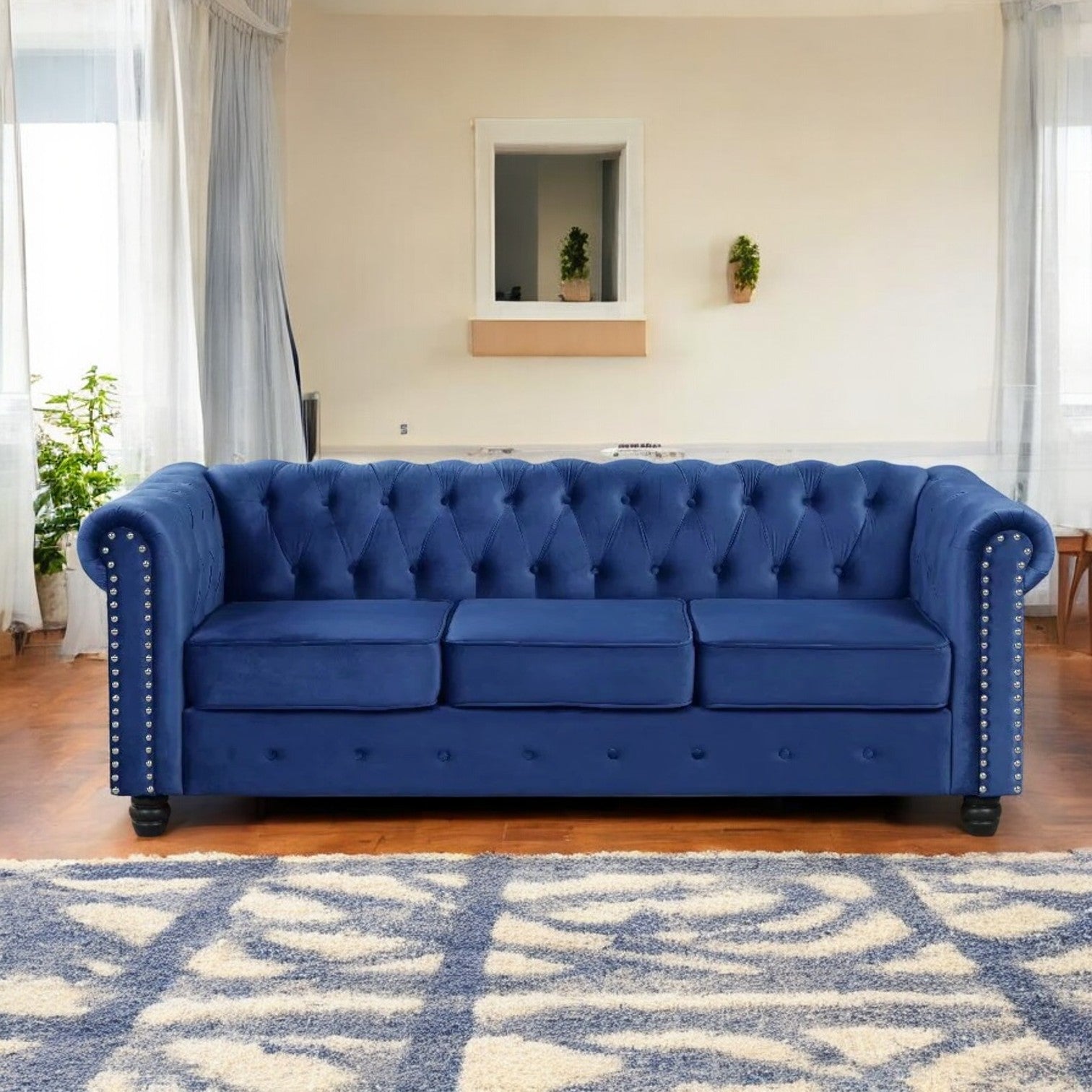 Plush luxury sofa for a touch of elegance and grandeur.