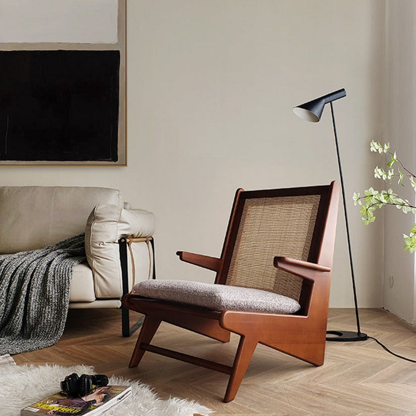 Lounge Chair modern single sofa chair relaxing chair cane