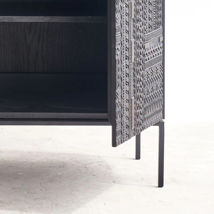 Tabwa Carved Sideboard | Cabinet - J.L.HOME DECOR