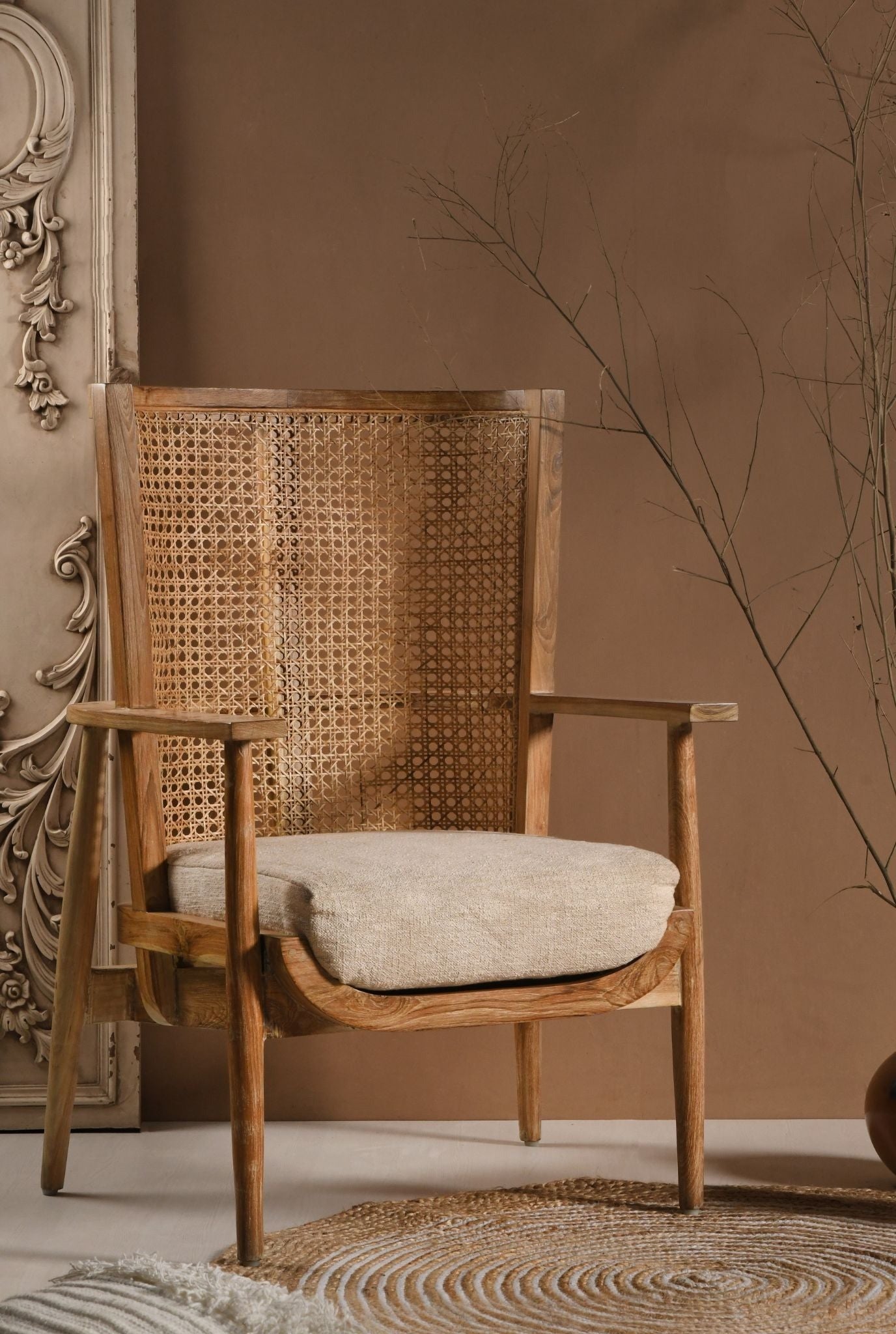 KIPHIRE CANE ARMCHAIR