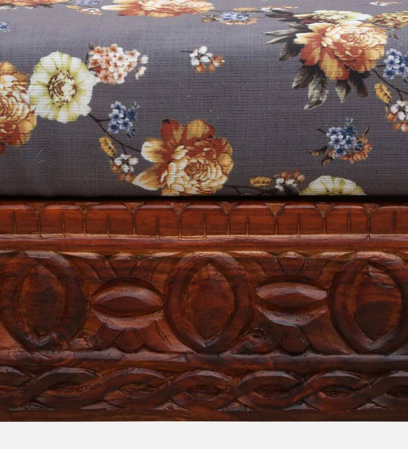 Solid Wood Day Bed in Honey Oak Finish - J.L.HOME DECOR