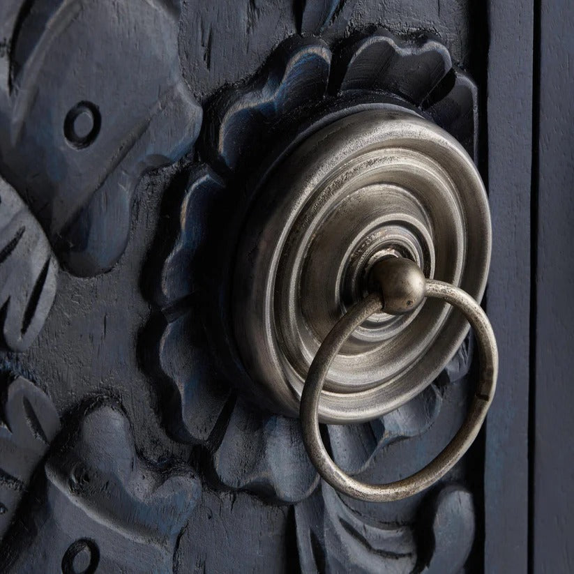 Matsya Hand Carved Wardrobe - J.L.HOME DECOR