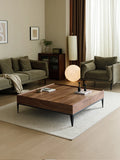 Rosewood Walnut Square Coffee Table | wooden centre table design| coffee table with storage