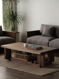 Walnut Solid Wood Coffee Table | modern living room table | wooden centre table design