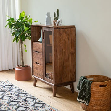 Solid American Walnut Cabinets,  Walnut Cupboard