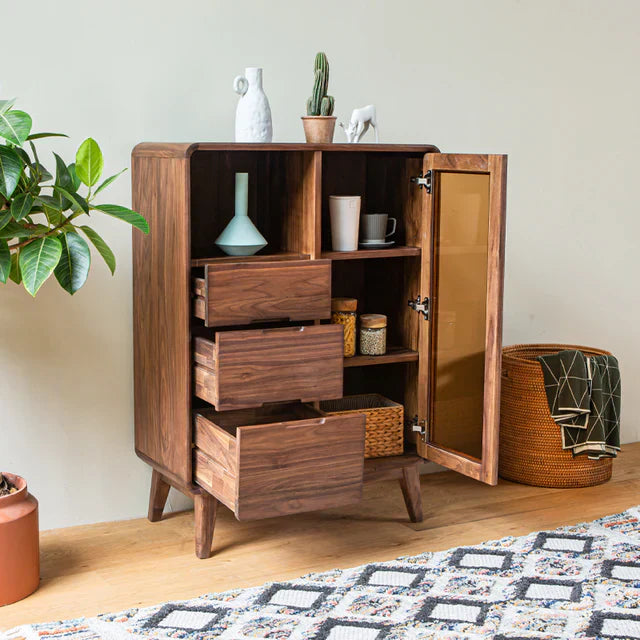 Solid American Walnut Cabinets,  Walnut Cupboard