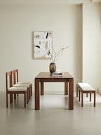 Dining Table Walnut Wood, Solid Wood Walnut Table