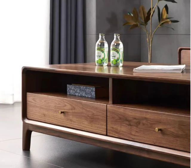 Rosewood Walnut Coffee Table Contemporary Solid woodeWalnut Coffee Table | living room table | modern center table designs for living room