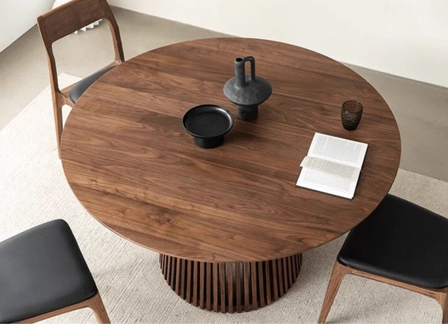 Retro Round Dining Table dining table | dining table set | round dining table | dining table and chairs | kitchen table | modern dining table | small dining table.