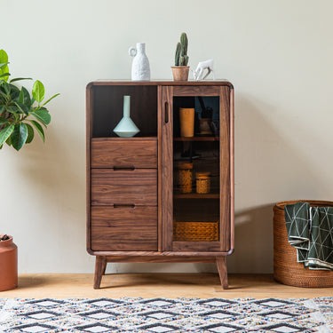 Solid American Walnut Cabinets,  Walnut Cupboard