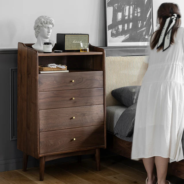 Grey Stained Kitchen Cabinets, Wooden Drawer Cabinet, Solid Wood Bar Cabinet