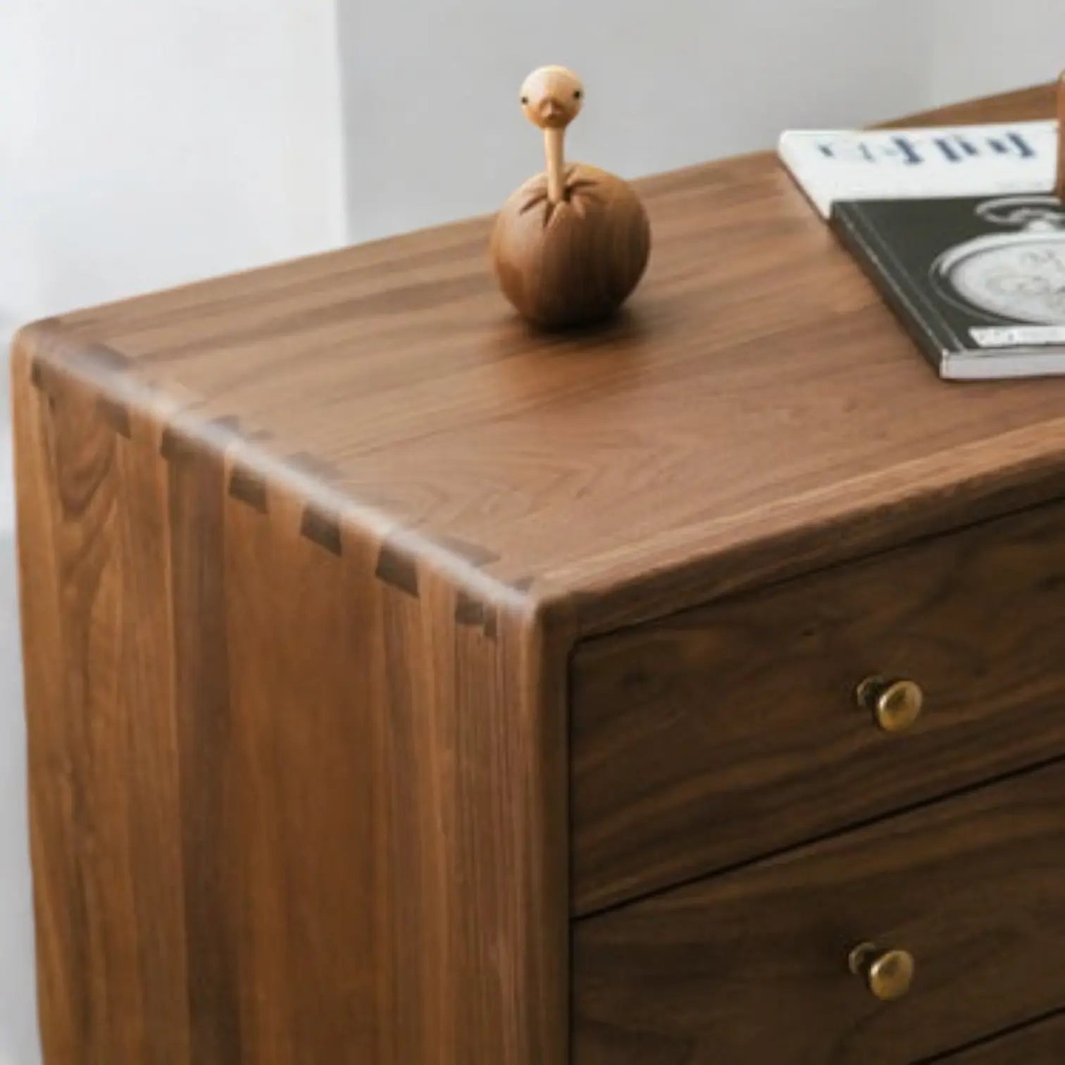 Walnut Charm Three Drawer Chest chest of drawers  bedroom chest with drawers jlhomedecor2021.myshopify.com