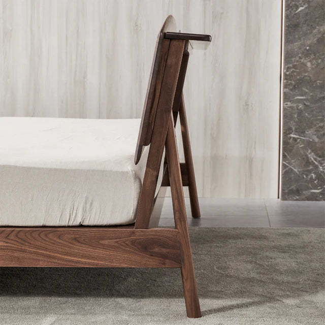Wooden bed designs | Solid Wood Platform Bed | live Edge Design Wood Bed | bedroom double bed design
