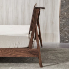 Wooden bed designs | Solid Wood Platform Bed | live Edge Design Wood Bed | bedroom double bed design