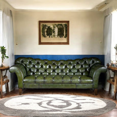 Premium leather sofa set for a coordinated living room look.
