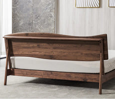 Wooden bed designs | Solid Wood Platform Bed | live Edge Design Wood Bed | bedroom double bed design