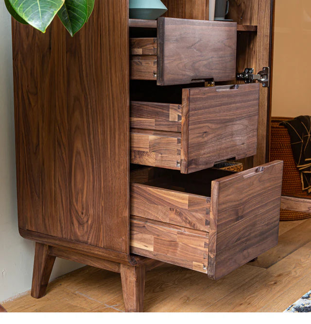 Solid American Walnut Cabinets,  Walnut Cupboard