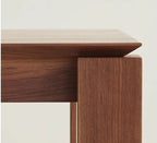 Dining Table Walnut Wood, Solid Wood Walnut Table