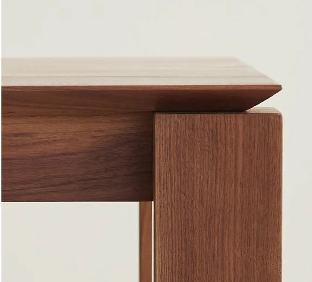 Dining Table Walnut Wood, Solid Wood Walnut Table