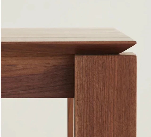 Dining Table Walnut Wood, Solid Wood Walnut Table