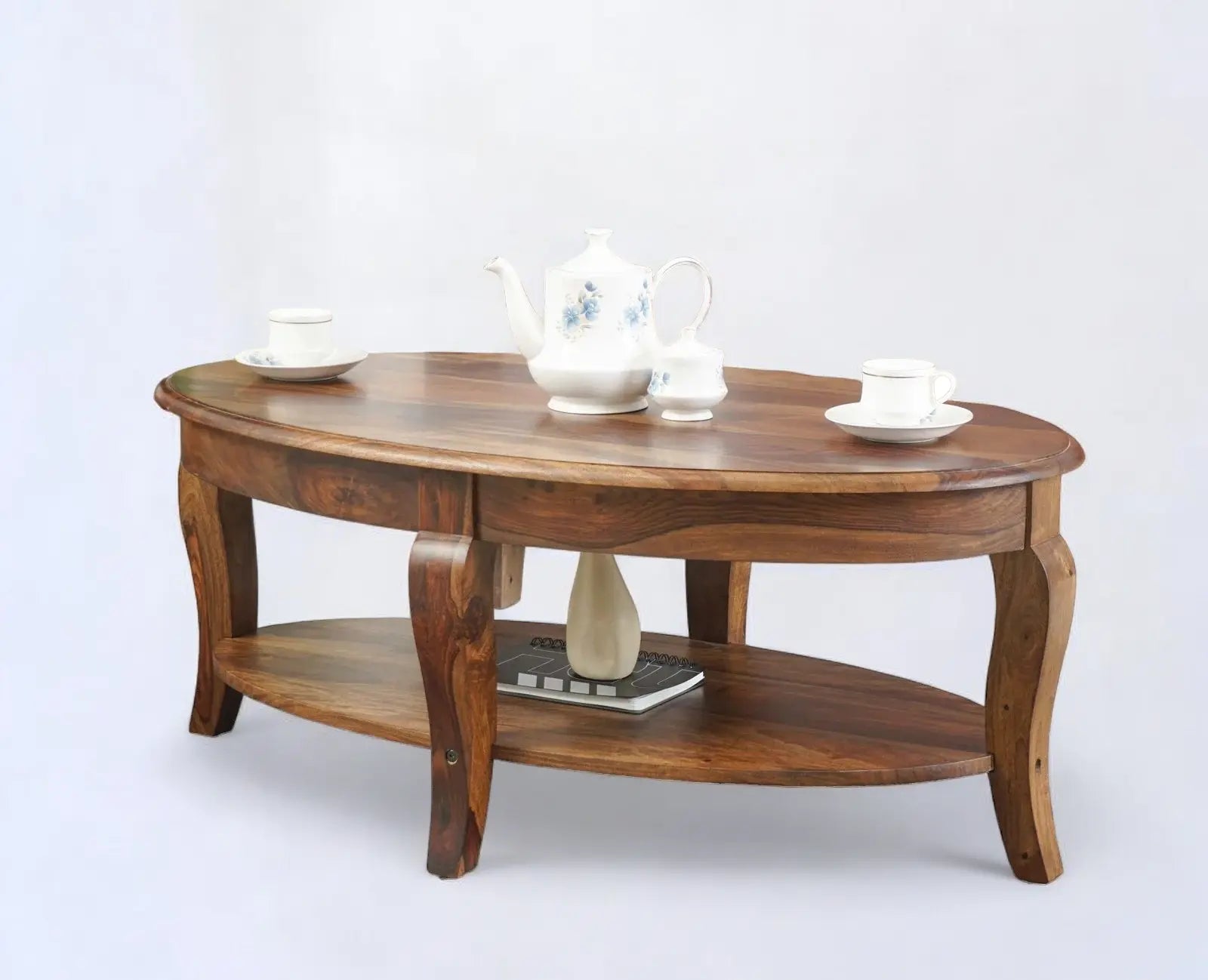 farmhouse coffee table/natural wood coffee table/Shelburne Round Coffee Table Solid Wood coffee table  burl wood coffee table​ jlhomedecor2021.myshopify.com