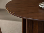 Round Walnut Dining Table round dining table | wooden dining table | small dining table | dining table  | kitchen table | modern dining table.
