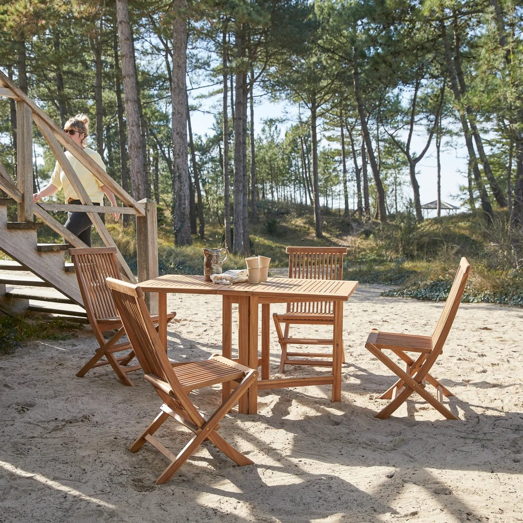 Solid acacia folding Garden Furniture Set