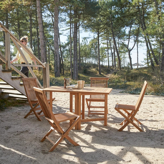 Solid acacia folding Garden Furniture Set