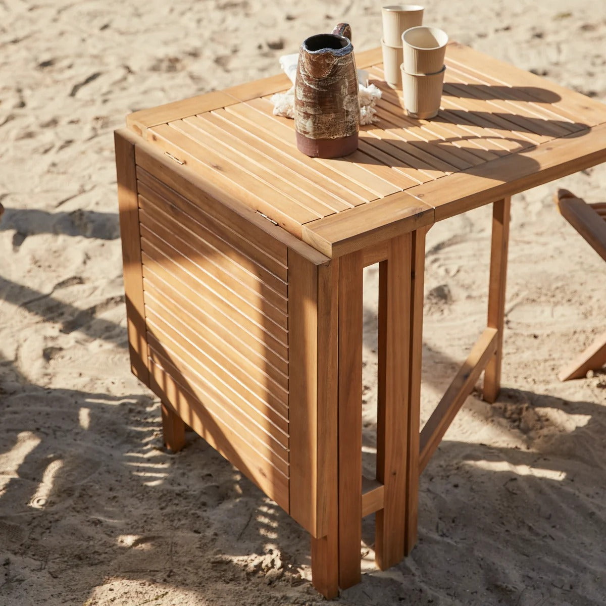 Solid acacia folding Garden Furniture Set