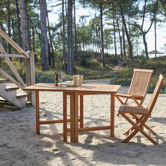 Solid acacia folding Garden Furniture Set