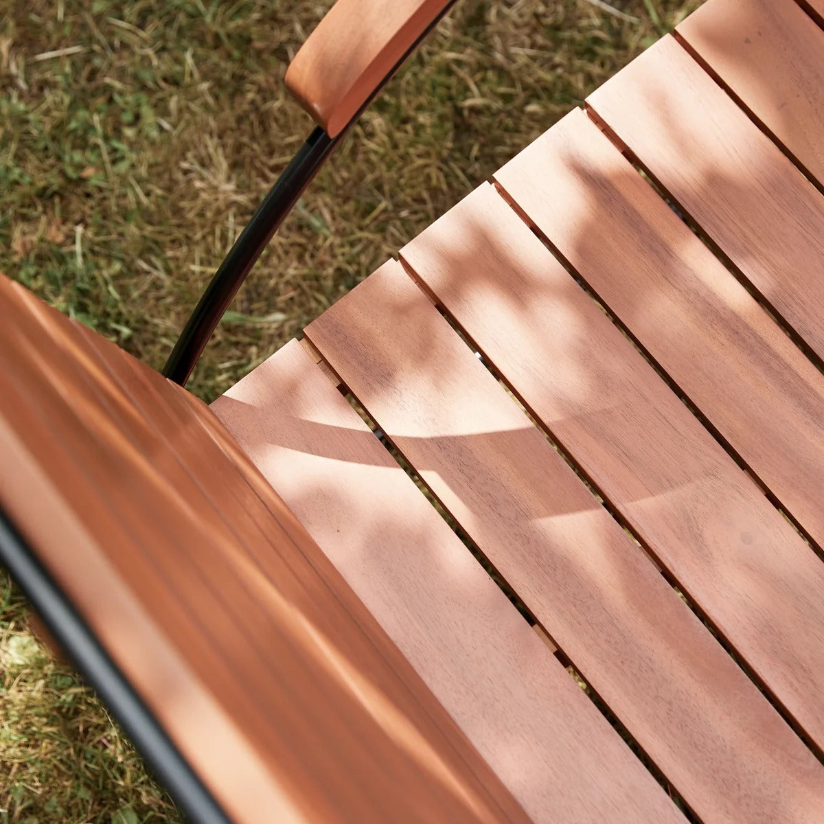 Solid acacia garden armchair