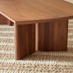 Solid acacia coffee table | acacia wood furniture | wood living room table | living room coffee table