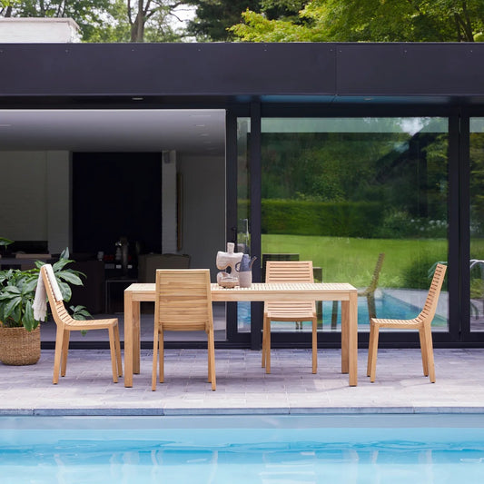 Solid Mango Wood Garden Furniture Set