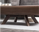 Contemporary Solid Black Walnut Coffee Table | living room table | modern center table designs for living room