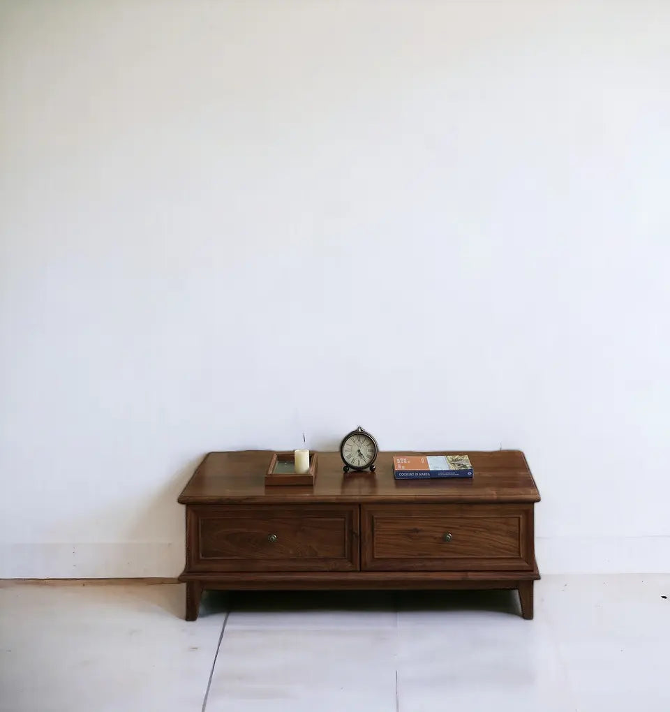 farmhouse coffee tables/storage coffee table/Coffee Table 2drawers Solid Wood coffee table  bespoke design jlhomedecor2021.myshopify.com