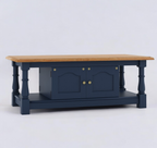 large square coffee table /living room tables/Blue Coffee Table With Storage