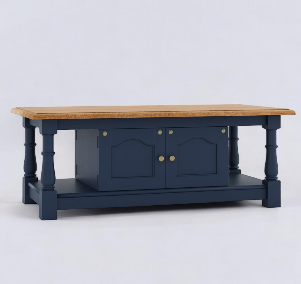 large square coffee table /living room tables/Blue Coffee Table With Storage