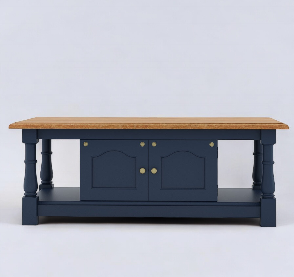 large square coffee table /living room tables/Blue Coffee Table With Storage