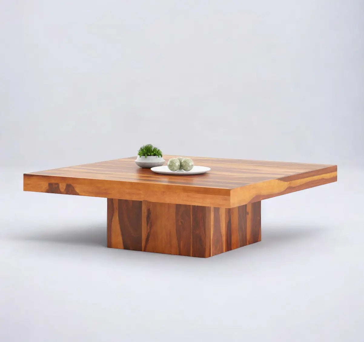 Natural Wood Coffee Table/mid-century modern coffee tables/Square Coffee Table Solid Wood coffee table  burl wood coffee table​ jlhomedecor2021.myshopify.com