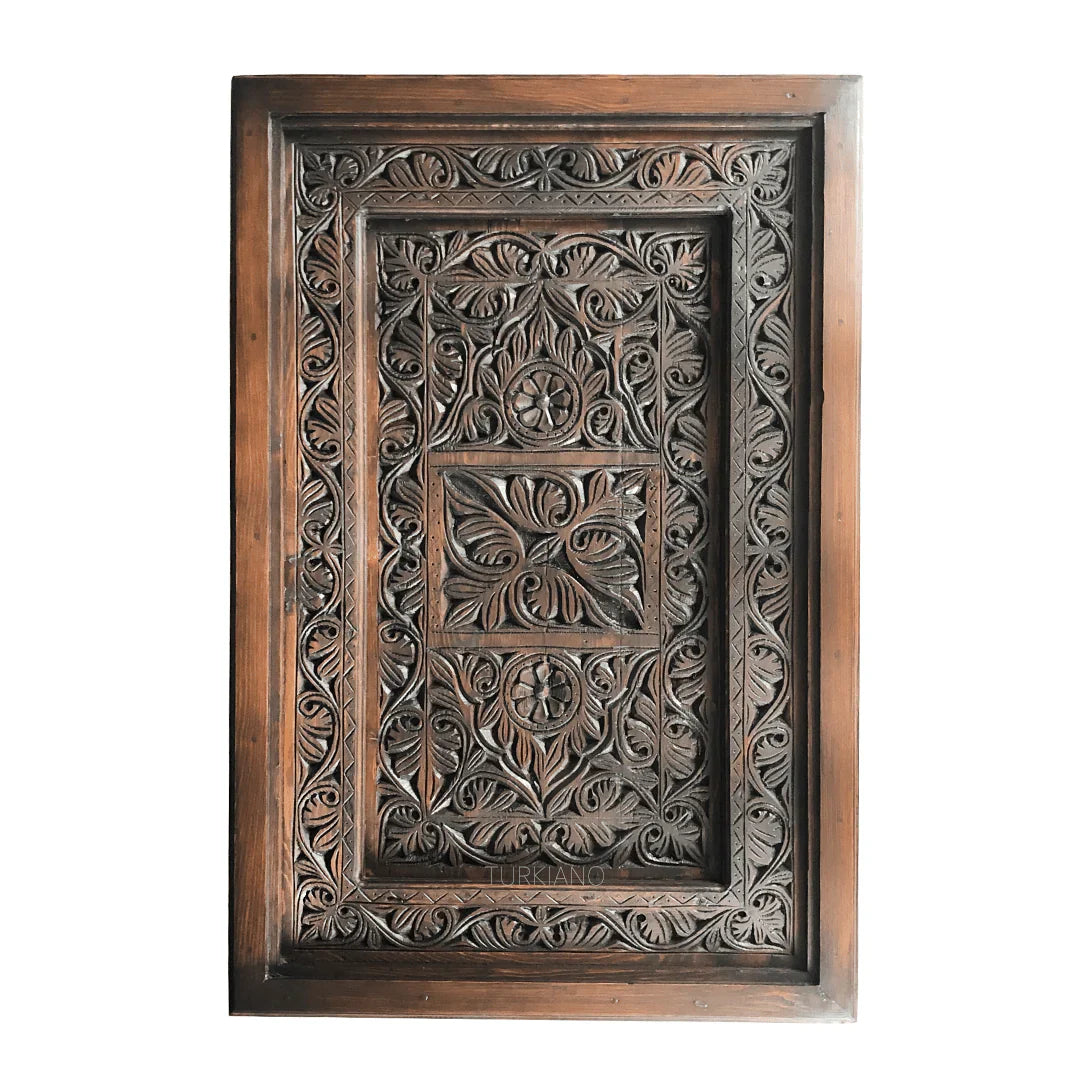 hand carved coffee table, mango wood coffee table, walnut coffee table, carved wood table, rectangular coffee table, indian furniture, living room table, statement coffee table, handmade coffee table, artisan made table, premium wood table, quality furniture, durable table, sturdy table, timeless table, elegant table, ornate table, unique table, sculptural table, focal piece table, handcrafted in india, sustainable mango wood, rich walnut finish, walnut stain, geometric patterns, scrolling vines, scrolling 