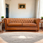 Luxurious 3 seater sofa in a modern living room setting.
