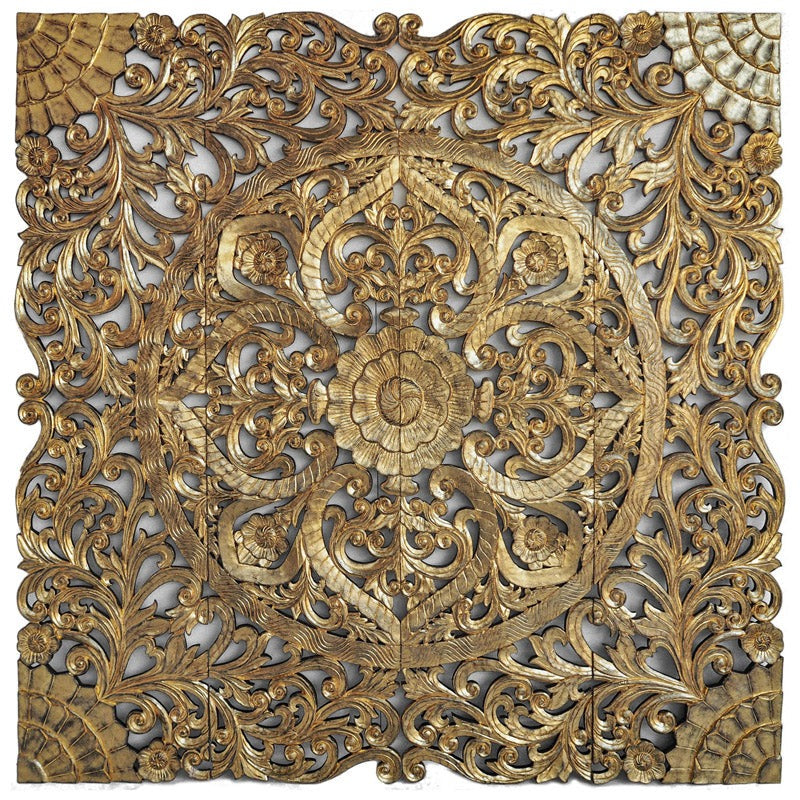 Square Wood Wall Panel - 5 Finish Options | Premium Mango Wood