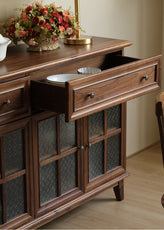 SOLID BLACK WALNUT SIDEBOARDS, MODERN AMERICAN WALNUT SIDEBOARD