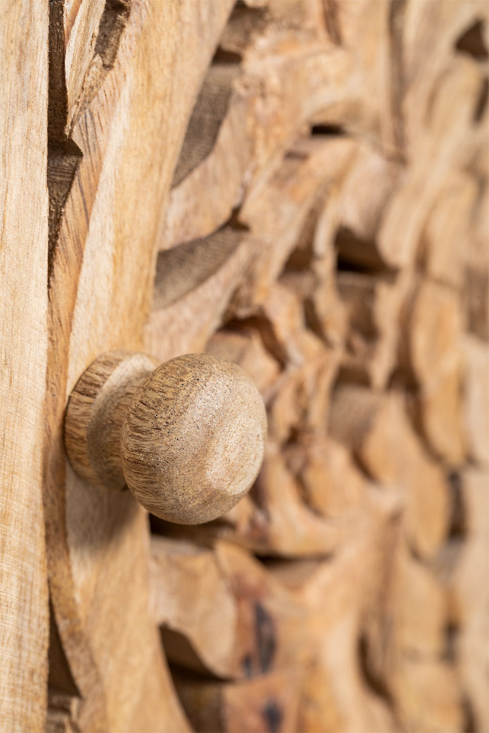 Stylish Functional Mango Wood Bedside Table