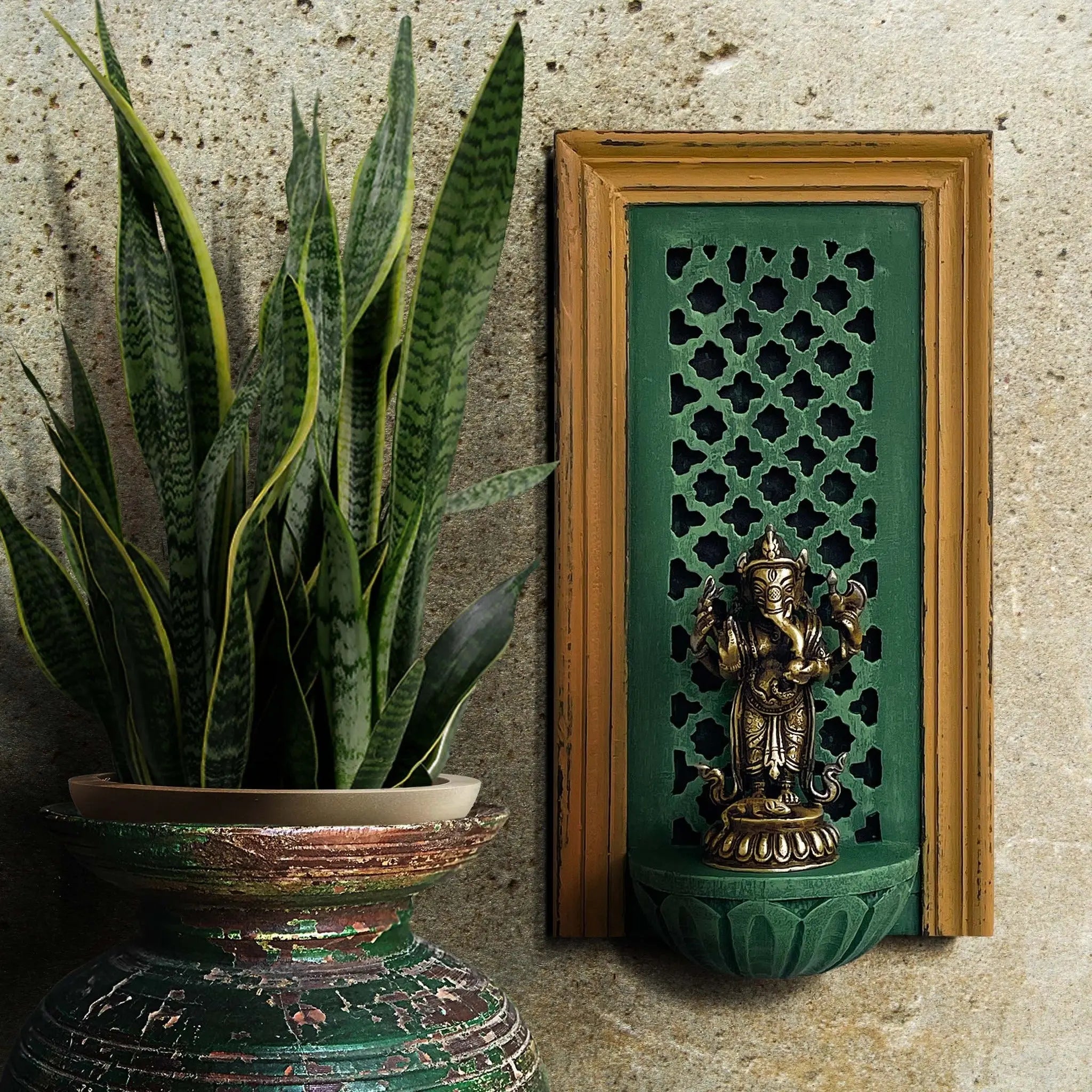 Heritage Grace Jharokha Wall Shelf | Hand-Carved Wooden Decor Wall Shelf  "antique white wall shelf" jlhomedecor2021.myshopify.com