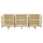 mango wood sideboard, carved sideboard, medallion sideboard, white sideboard, whitewashed sideboard, large sideboard, storage sideboard, circular carving, spiral medallion, coastal sideboard, accent cabinet, living room storage, dining room cabinet, hallway storage, behind sofa cabinet, statement sideboard, handmade sideboard, artisan made cabinet, premium wood furniture, quality furniture, durable cabinet, sturdy sideboard, timeless furniture, elegant sideboard, unique cabinet, decorative sideboard, focal 