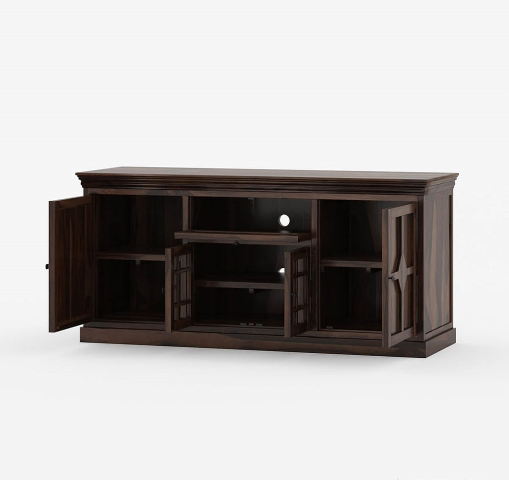 SOLID WOOD TV STAND