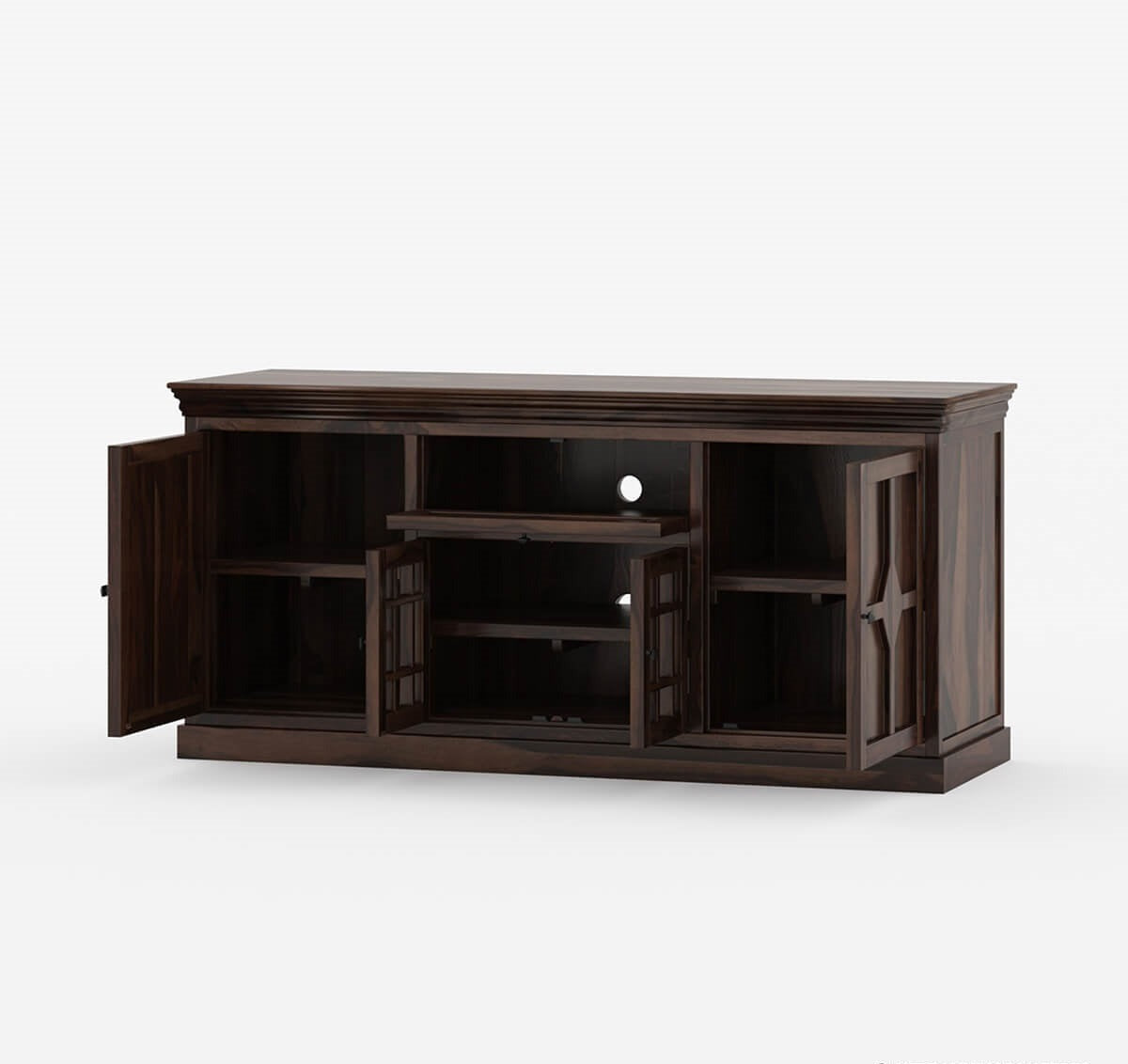 SOLID WOOD TV STAND