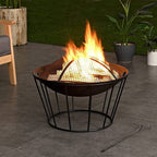 Heavy-Duty Metal Fire Pit