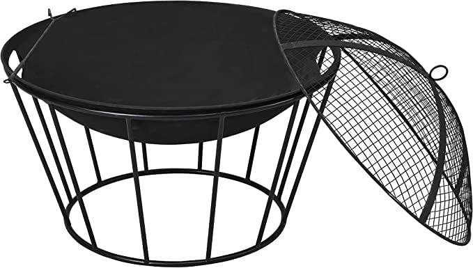 Heavy-Duty Metal Fire Pit